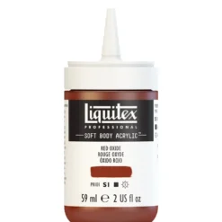 Farba akrylowa Soft Body - Liquitex - Red Oxide, 59 ml