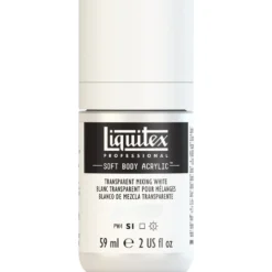 Farba akrylowa Soft Body - Liquitex - Transparent Mixing White, 59 ml