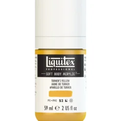 Farba akrylowa Soft Body - Liquitex - Turner's Yellow, 59 ml