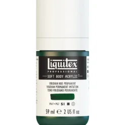 Farba akrylowa Soft Body - Liquitex - Viridian Hue Permanent, 59 ml