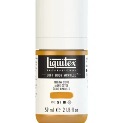 Farba akrylowa Soft Body - Liquitex - Yellow Oxide, 59 ml