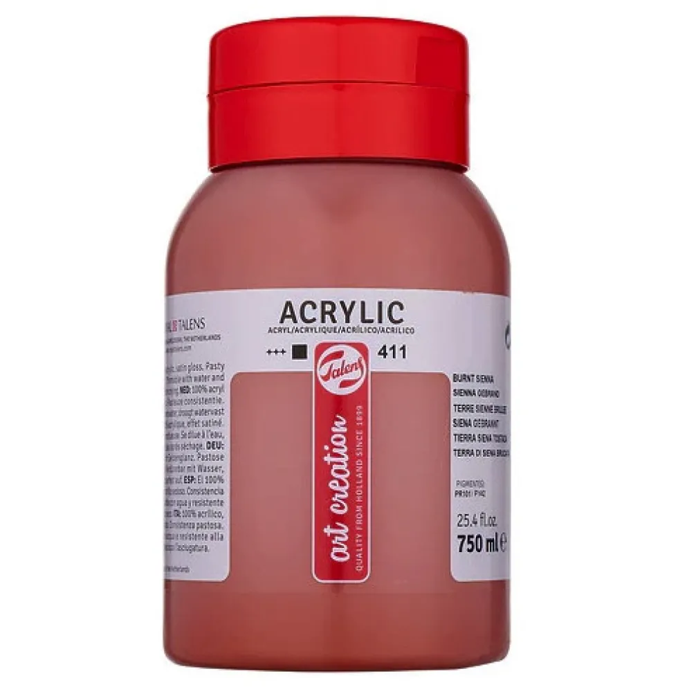 Farba akrylowa - Talens Art Creation - Burnt Sienna 750 ml
