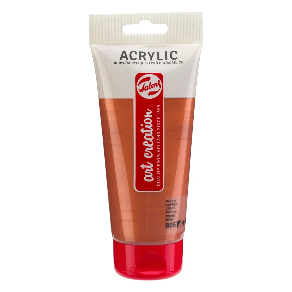 Farba akrylowa - Talens Art Creation - 805, Copper, 200 ml