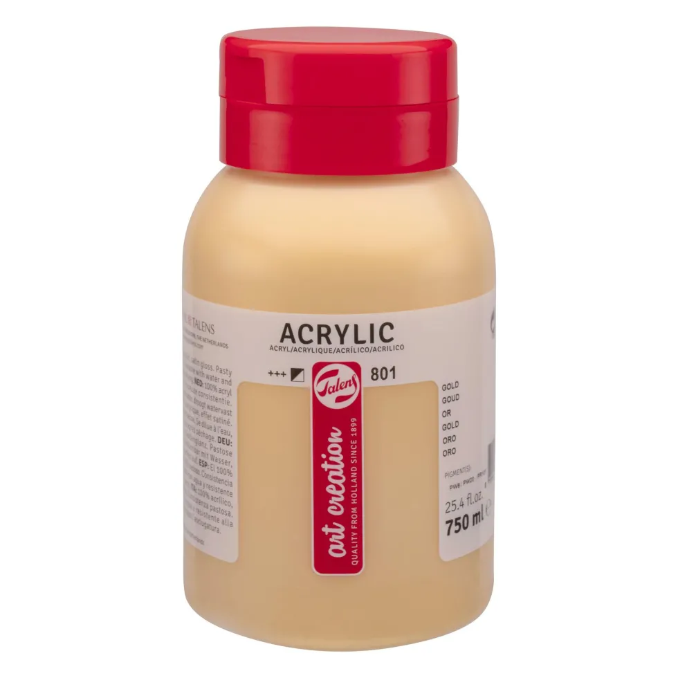 Farba akrylowa - Talens Art Creation - Gold, 750 ml