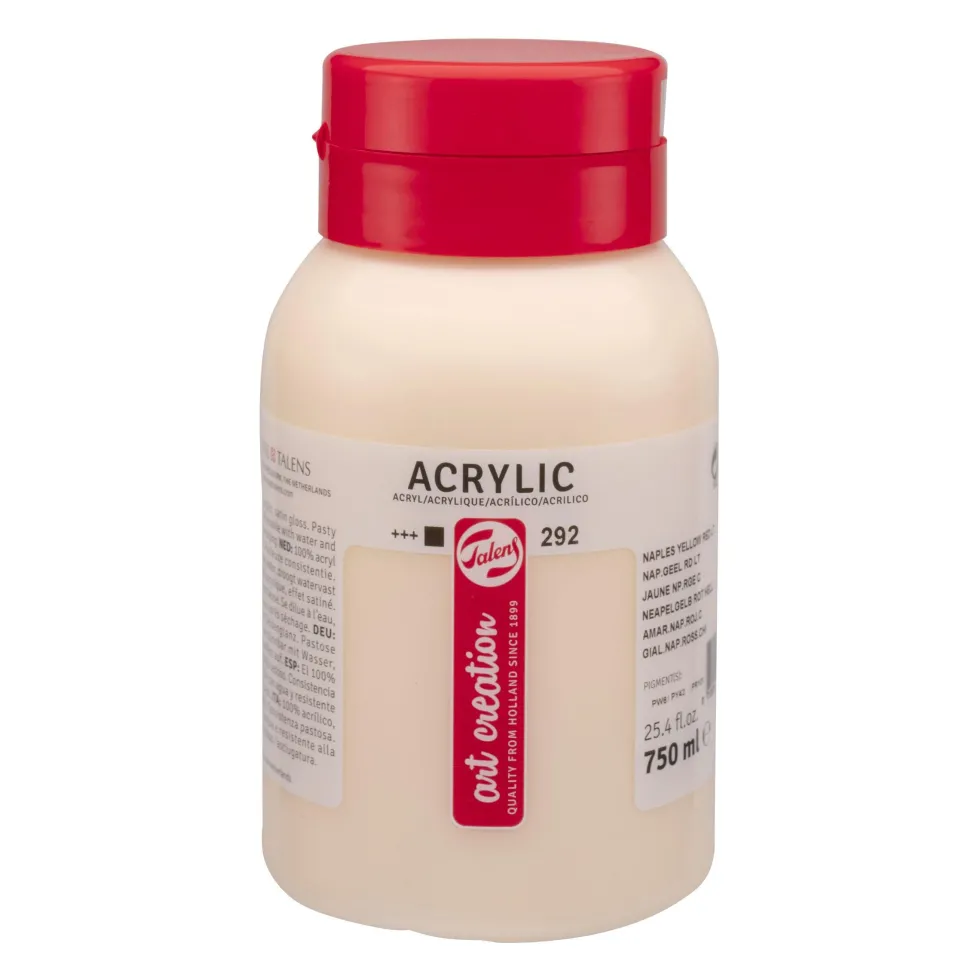 Farba akrylowa - Talens Art Creation - Naples Yellow Red Light, 750 ml