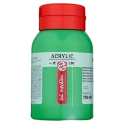 Farba akrylowa - Talens Art Creation - Permanent Green Light, 750 ml