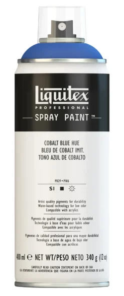 Farba akrylowa w spray'u - Liquitex - Cobalt Blue Hue, 400 ml