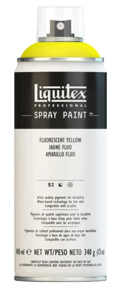 Farba akrylowa w spray'u - Liquitex - Fluorescent Yellow, 400 ml