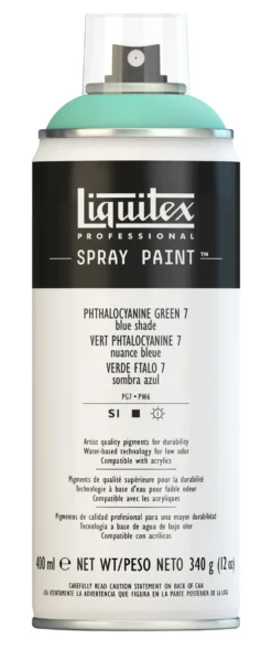Farba akrylowa w spray'u - Liquitex - Phthalocyanine Green 7, 400 ml