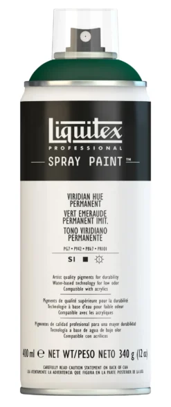 Farba akrylowa w spray'u - Liquitex - Viridian Hue Permanent, 400 ml