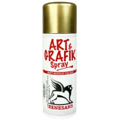 Farba akrylowa w sprayu metaliczna - Renesans - bogate złoto, 200 ml