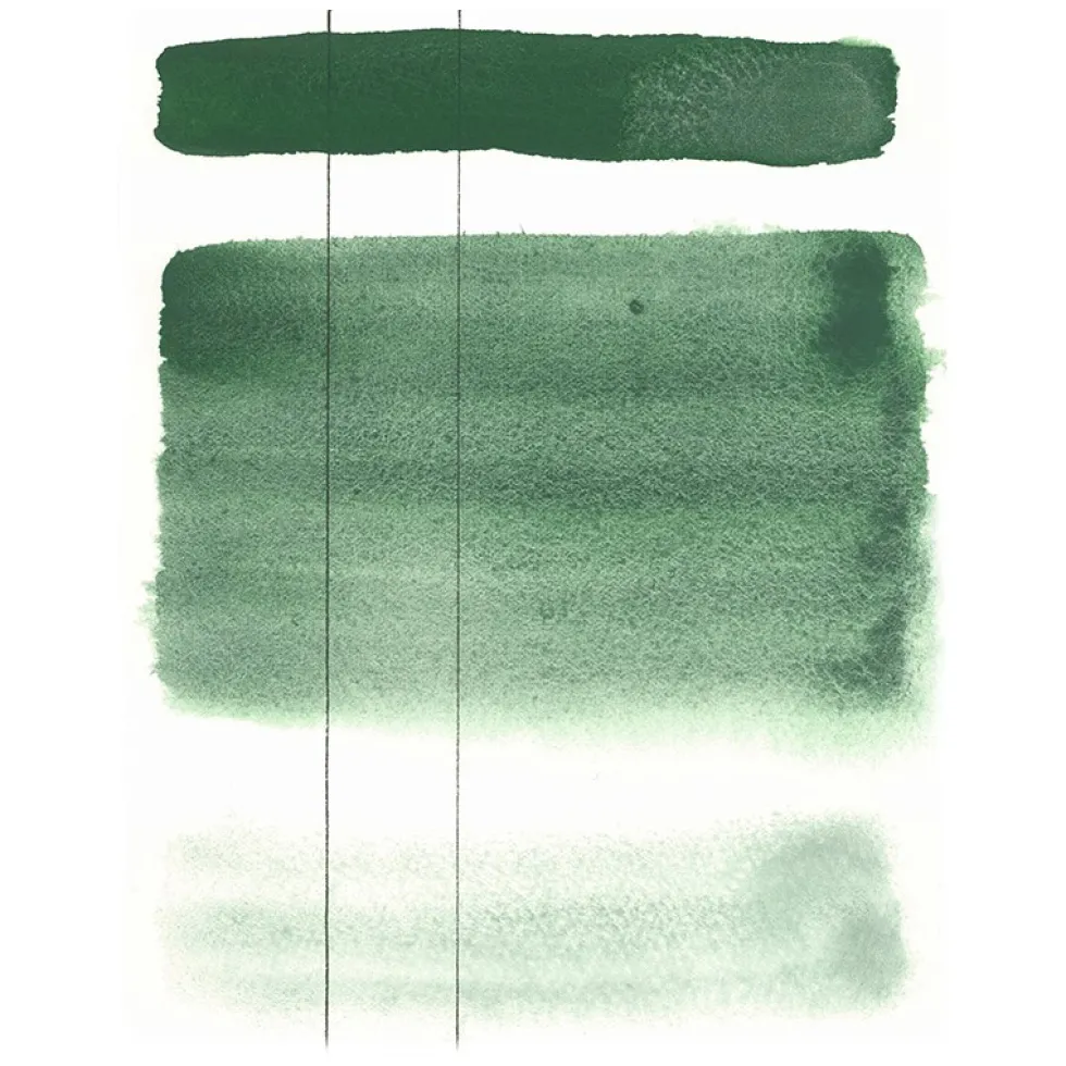 Farba akwarelowa Aquarius - Roman Szmal - 270, Chromium Green Oxide Dark, kostka