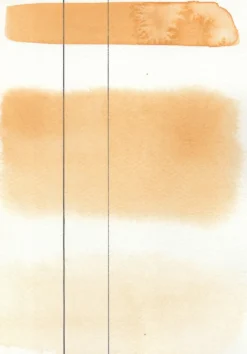 Farba akwarelowa Aquarius - Roman Szmal - 110, Ochra złota transparentna, kostka
