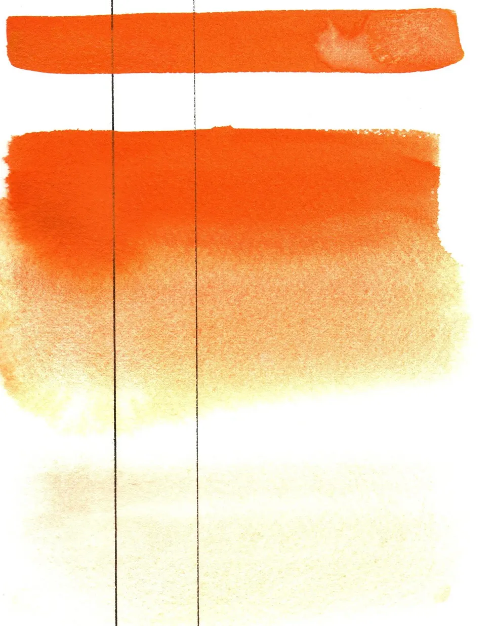 Farba akwarelowa Aquarius - Roman Szmal - 364, Oranż chromowy (imitacja), kostka