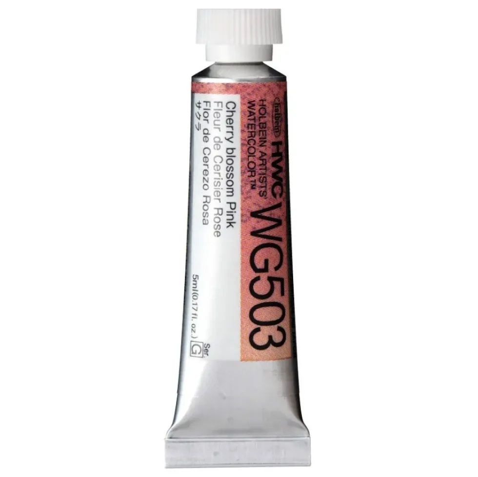 Farba akwarelowa Artists’ Watercolor - Holbein - Cherry Blossom Pink, 5 ml
