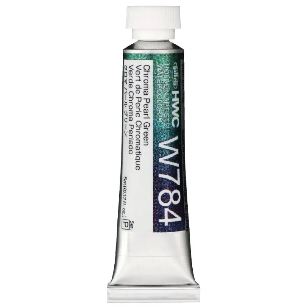 Farba akwarelowa Artists’ Watercolor - Holbein - Chroma Pearl Green, 5 ml