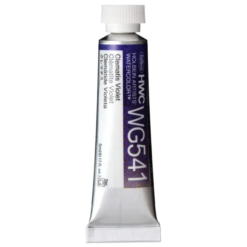 Farba akwarelowa Artists’ Watercolor - Holbein - Clematis Violet, 5 ml