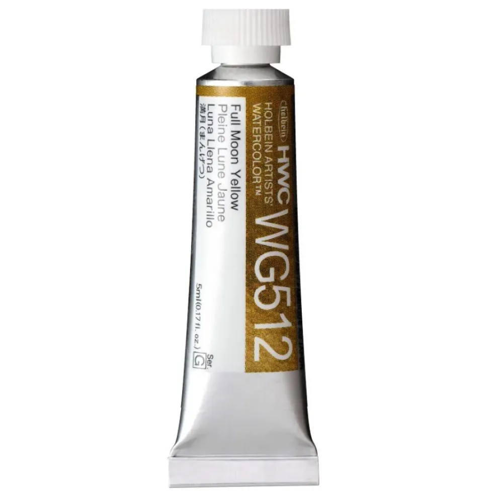 Farba akwarelowa Artists’ Watercolor - Holbein - Full Moon Yellow, 5 ml