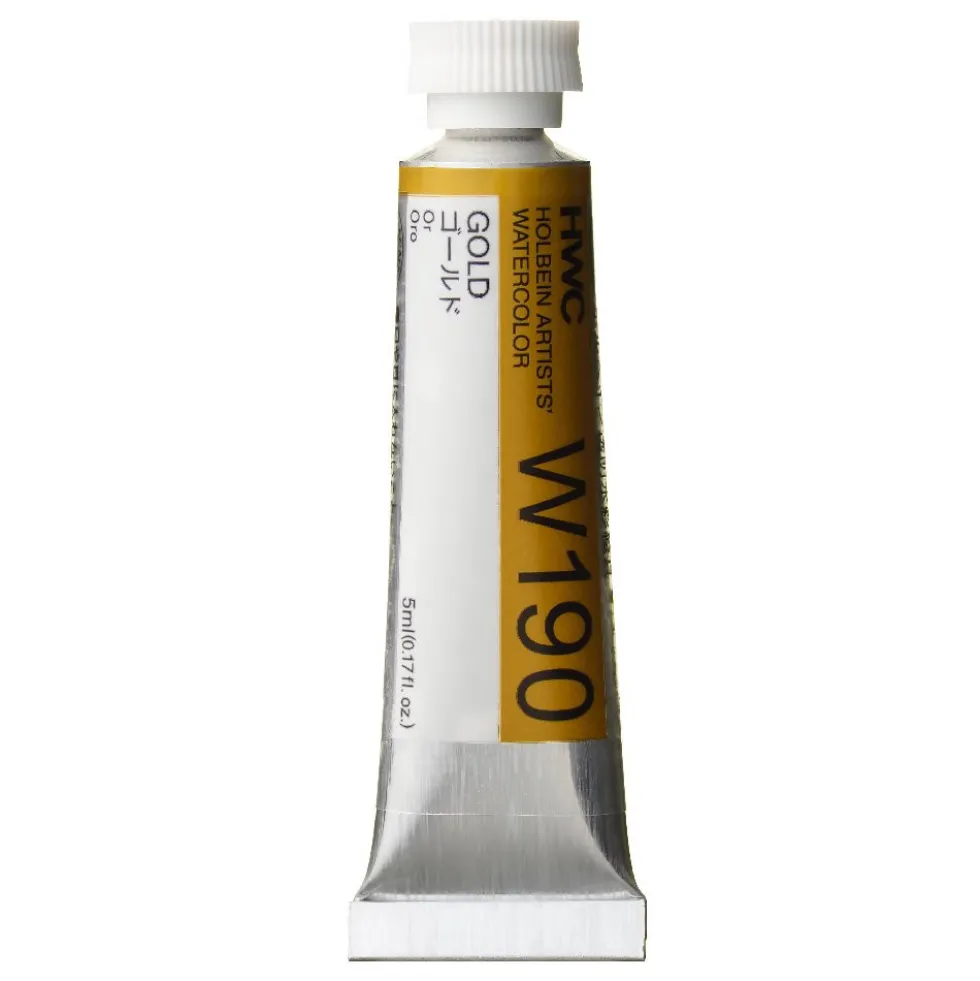 Farba akwarelowa Artists’ Watercolor - Holbein - Gold, 5 ml