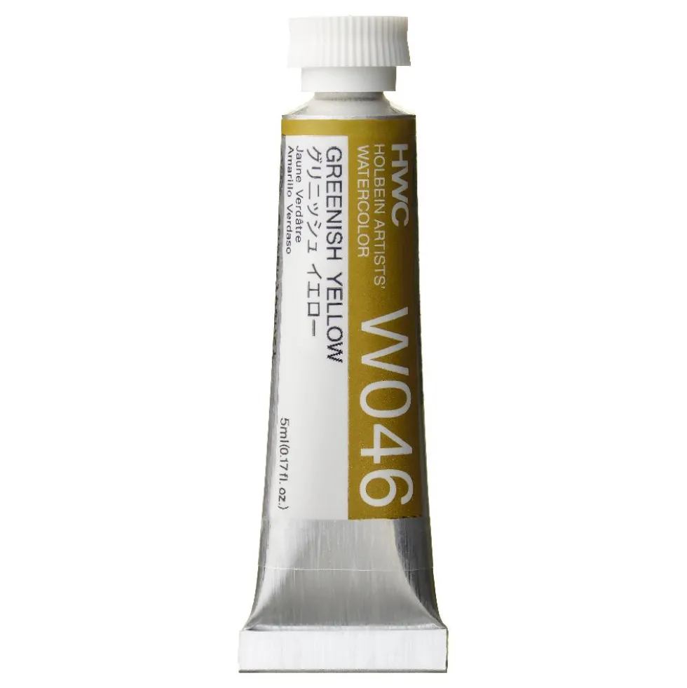 Farba akwarelowa Artists’ Watercolor - Holbein - Greenish Yellow, 5 ml