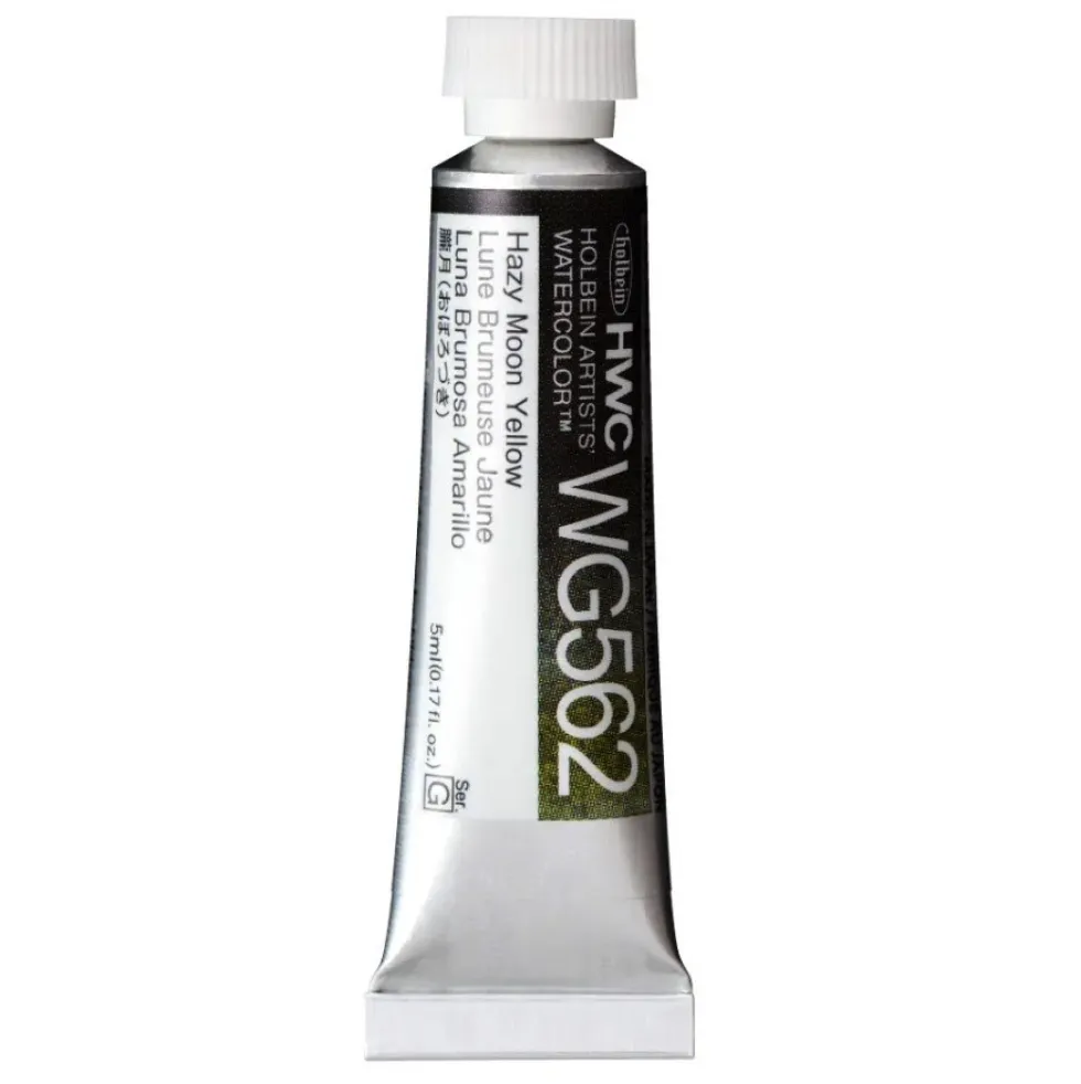 Farba akwarelowa Artists’ Watercolor - Holbein - Hazy Moon Yellow, 5 ml
