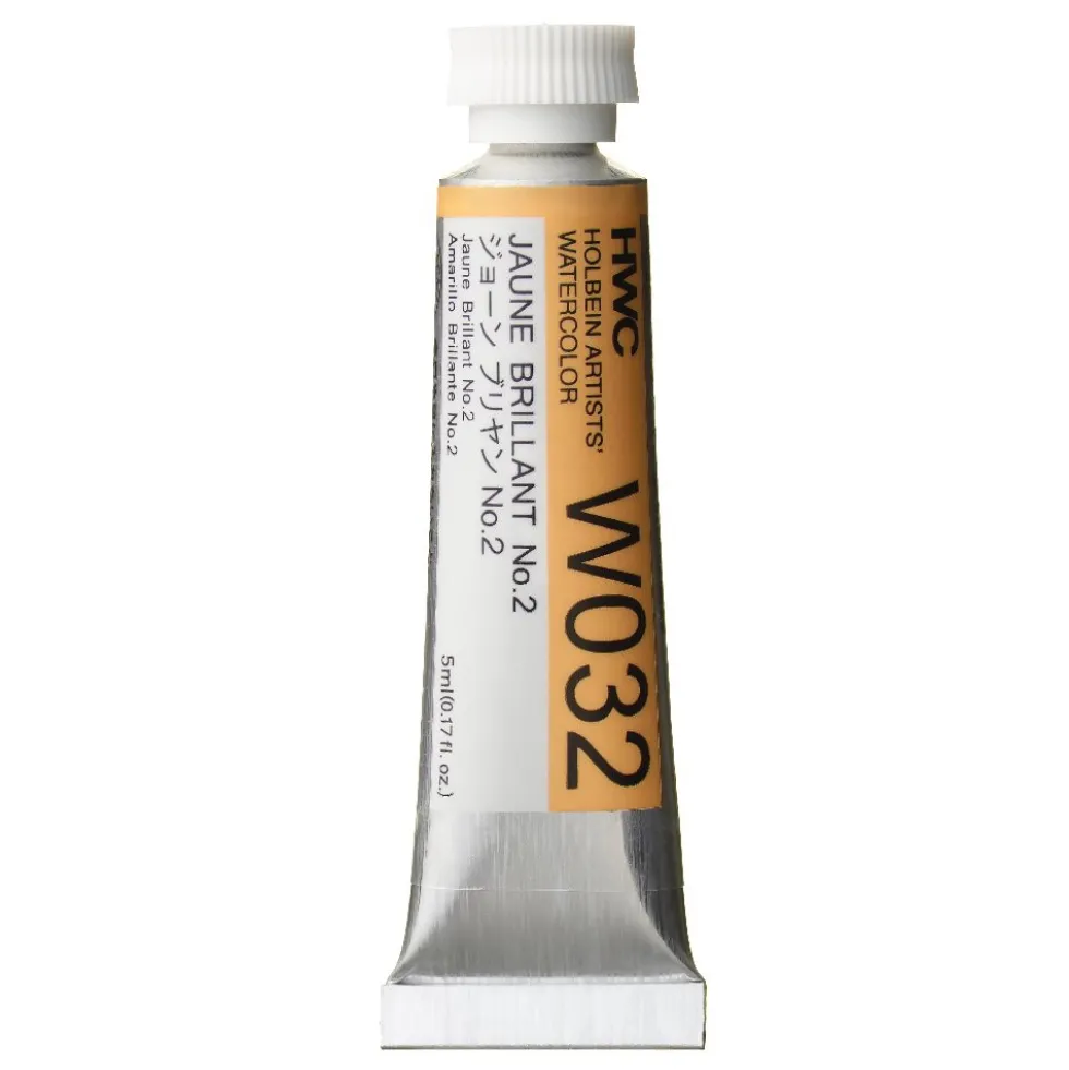 Farba akwarelowa Artists’ Watercolor - Holbein - Jaune Brillant 2, 5 ml