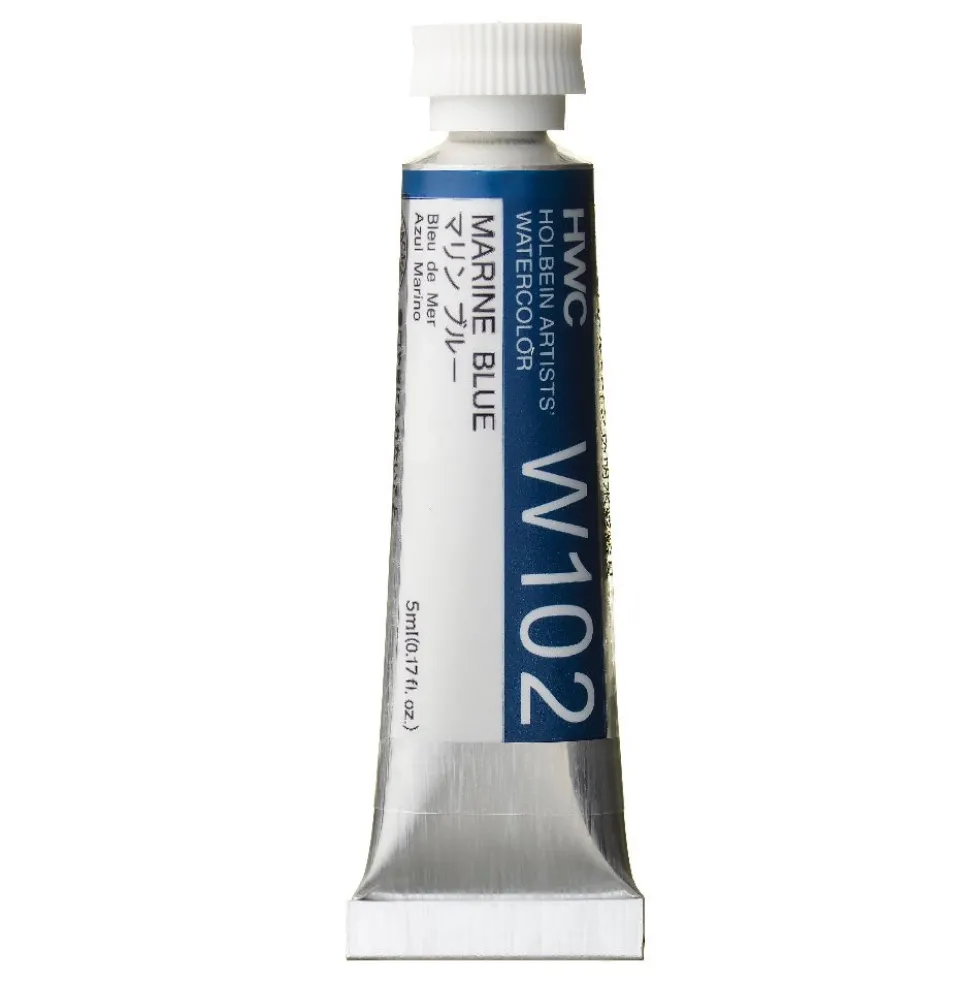 Farba akwarelowa Artists’ Watercolor - Holbein - Marine Blue, 5 ml