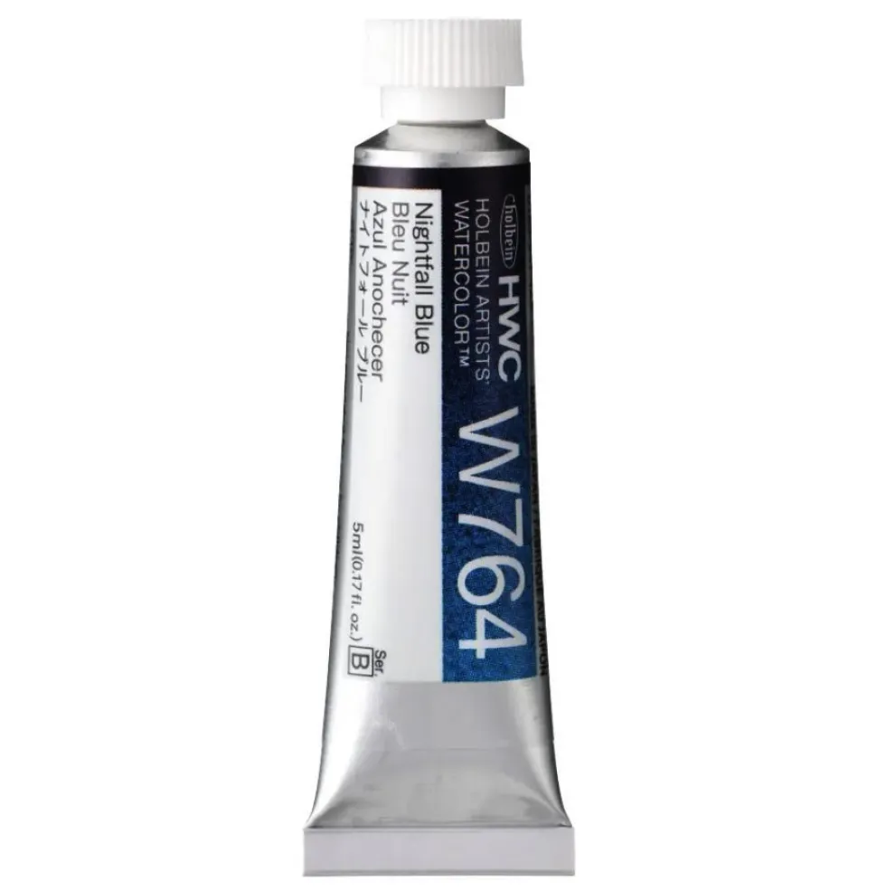 Farba akwarelowa Artists’ Watercolor - Holbein - Nightfall Blue 5 ml