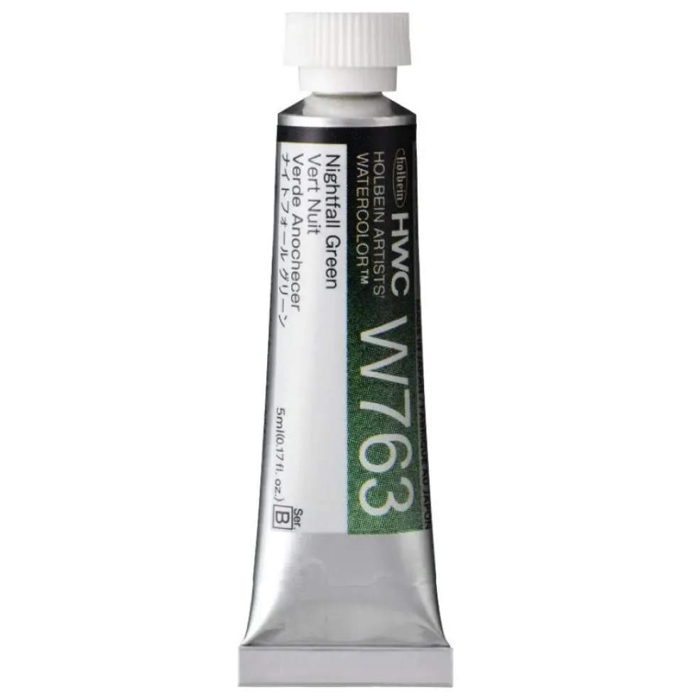 Farba akwarelowa Artists’ Watercolor - Holbein - Nightfall Green 5 ml