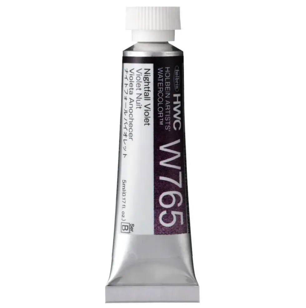 Farba akwarelowa Artists’ Watercolor - Holbein - Nightfall Violet 5 ml