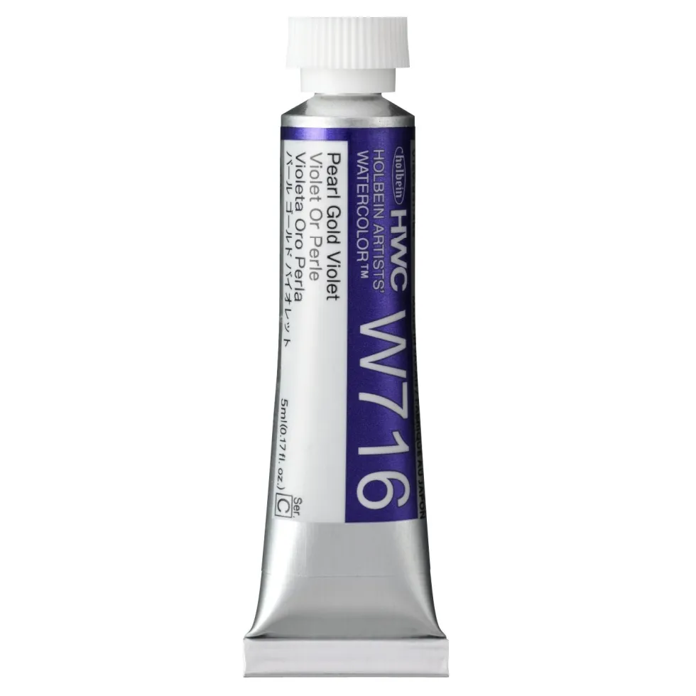 Farba akwarelowa Artists’ Watercolor - Holbein - Pearl Gold Violet 5 ml
