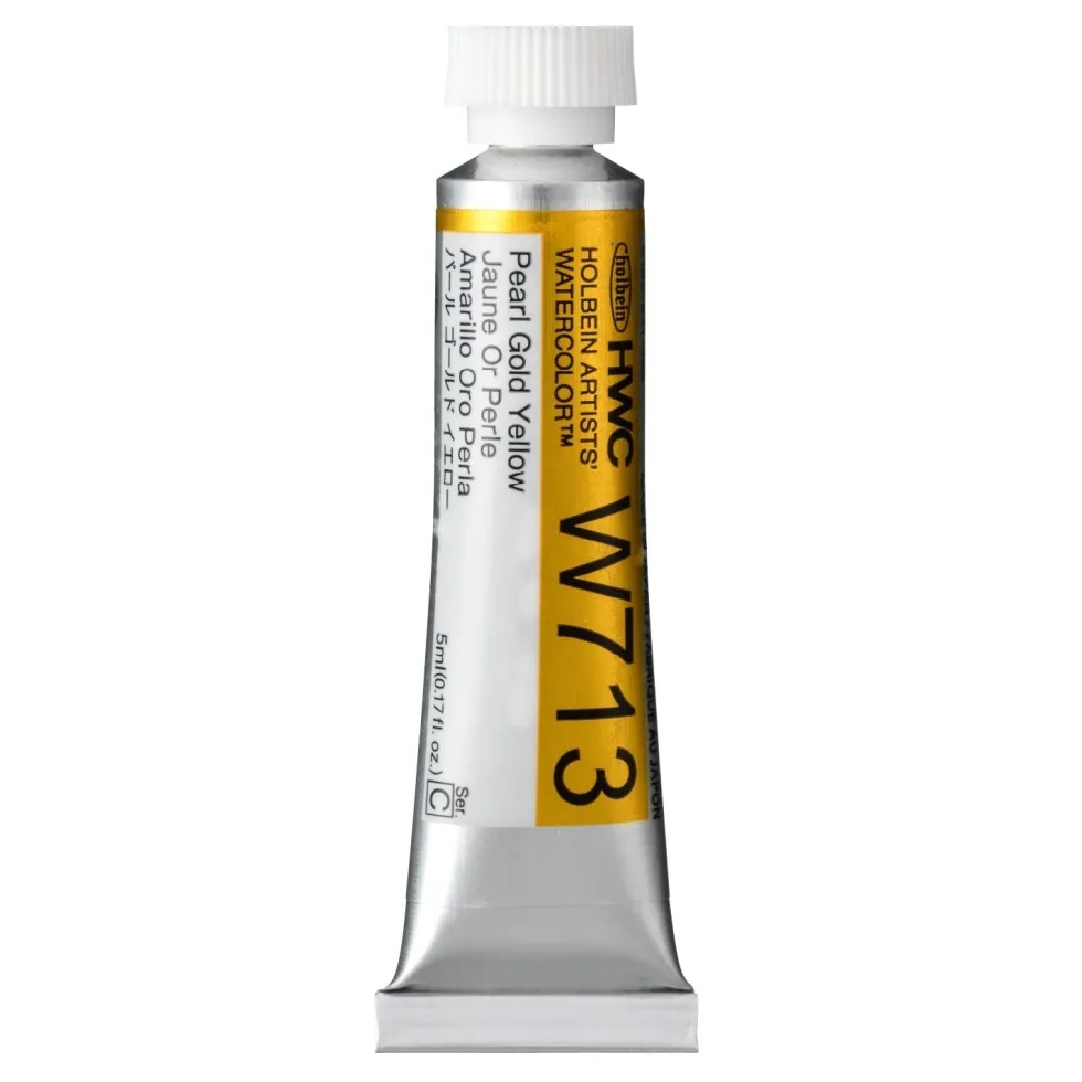 Farba akwarelowa Artists’ Watercolor - Holbein - Pearl Gold Yellow 5 ml