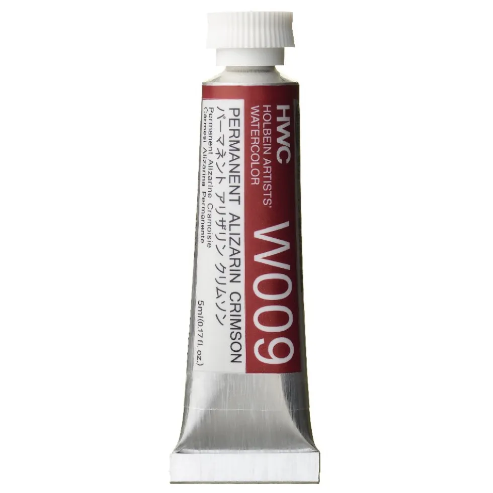 Farba akwarelowa Artists’ Watercolor - Holbein - Permanent Alizarin Crimson, 5 ml