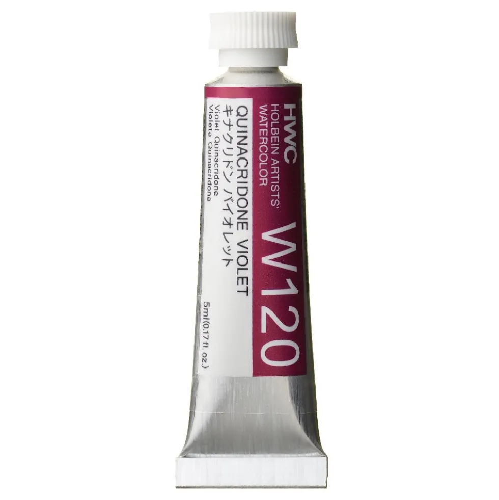 Farba akwarelowa Artists’ Watercolor - Holbein - Quinacridone Violet, 5 ml