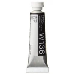Farba akwarelowa Artists’ Watercolor - Holbein - Sepia, 5 ml