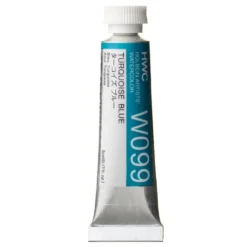 Farba akwarelowa Artists’ Watercolor - Holbein - Turquoise Blue, 5 ml