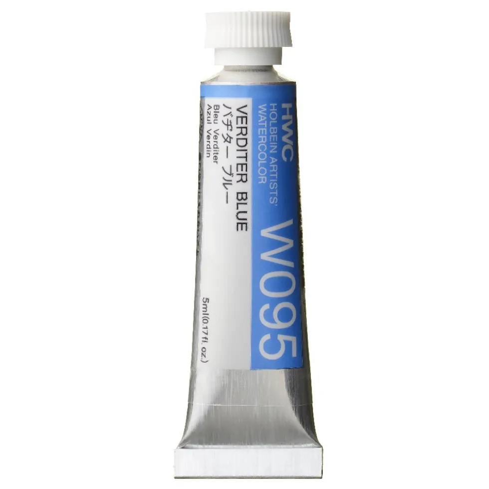 Farba akwarelowa Artists’ Watercolor - Holbein - Verditer Blue, 5 ml