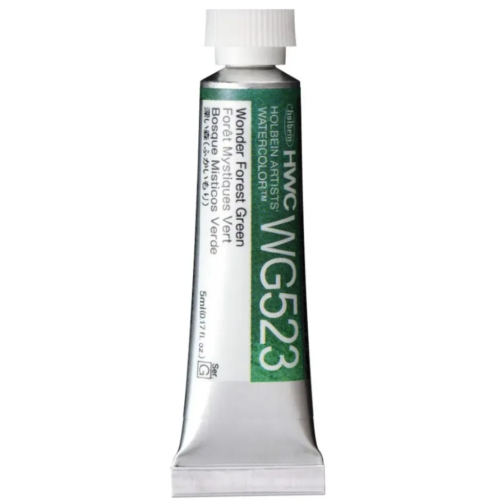 Farba akwarelowa Artists’ Watercolor - Holbein - Wonder Forest Green, 5 ml