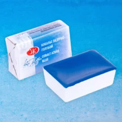 Farba akwarelowa Białe Noce - St. Petersburg - Cobalt Azure Blue, kostka