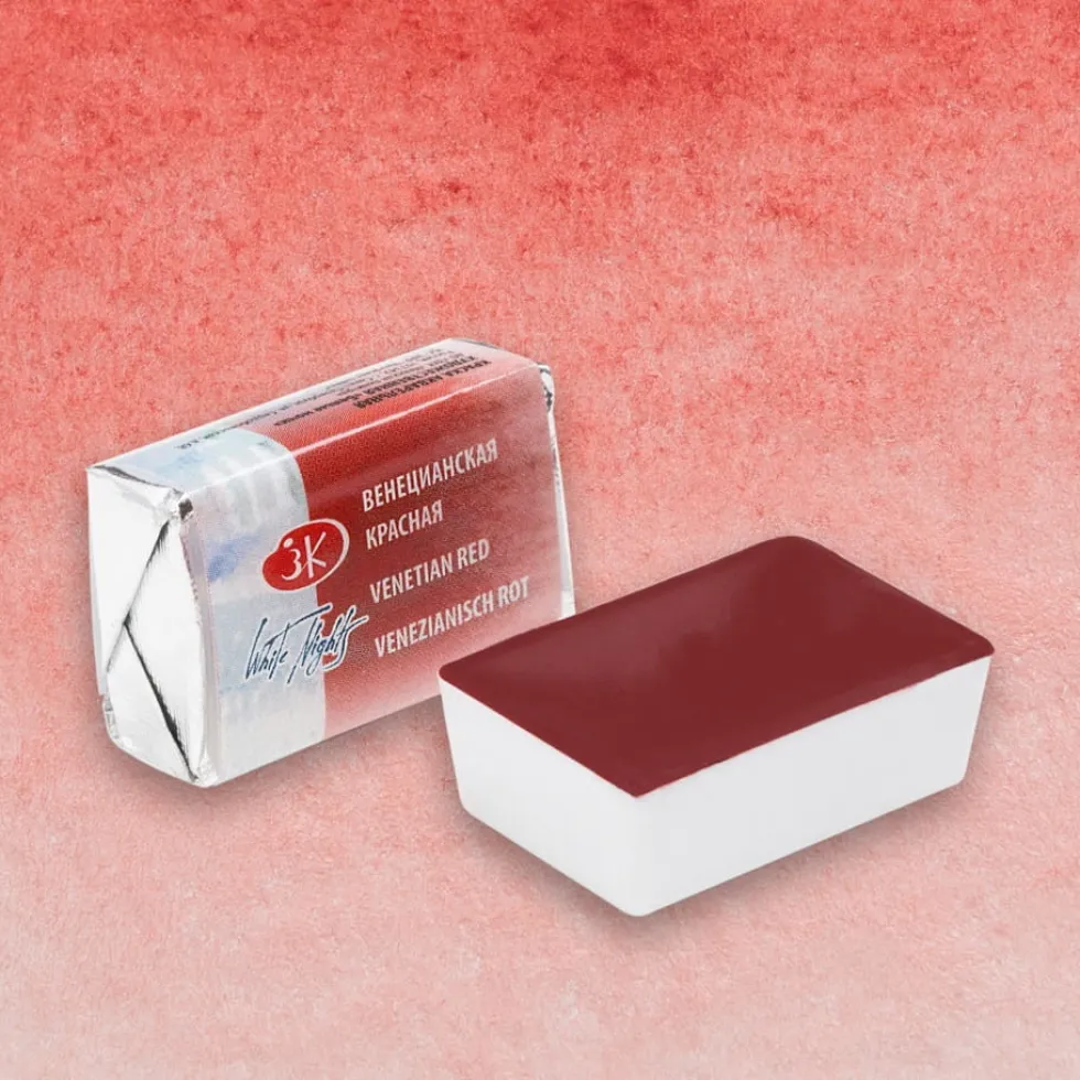 Farba akwarelowa Białe Noce - St. Petersburg - Venetian Red, kostka