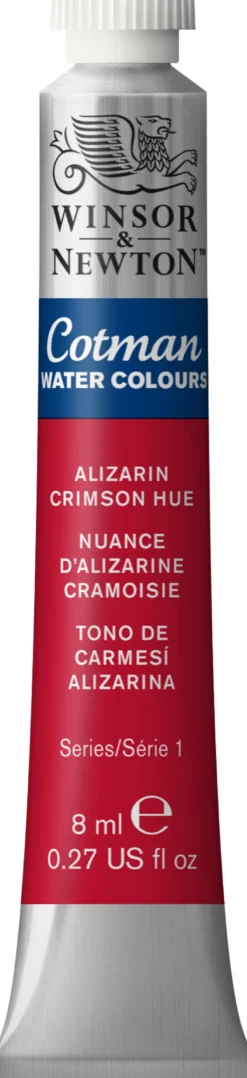 Farba akwarelowa Cotman - Winsor & Newton - Alizarin Crimson Hue, 8 ml