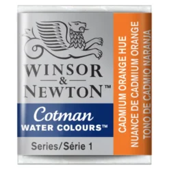Farba akwarelowa Cotman - Winsor & Newton - Cadmium Orange Hue, półkostka