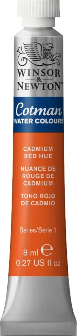 Farba akwarelowa Cotman - Winsor & Newton - Cadmium Red Hue, 8 ml