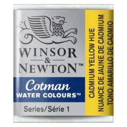Farba akwarelowa Cotman - Winsor & Newton - Cadmium Yellow Hue, półkostka