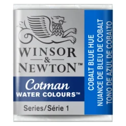 Farba akwarelowa Cotman - Winsor & Newton - Cobalt Light Blue Hue, półkostka