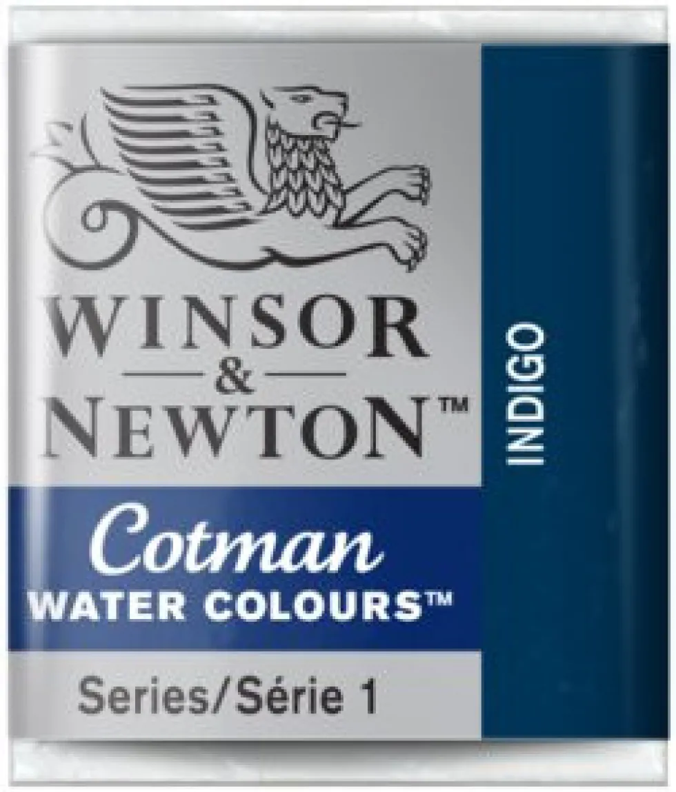 Farba akwarelowa Cotman - Winsor & Newton - Indigo, półkostka