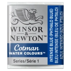 Farba akwarelowa Cotman - Winsor & Newton - Intense Blue, półkostka