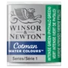 Farba akwarelowa Cotman - Winsor & Newton - Intense Green, półkostka