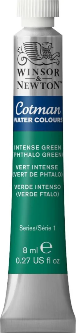 Farba akwarelowa Cotman - Winsor & Newton - Intense Green Row, 8 ml