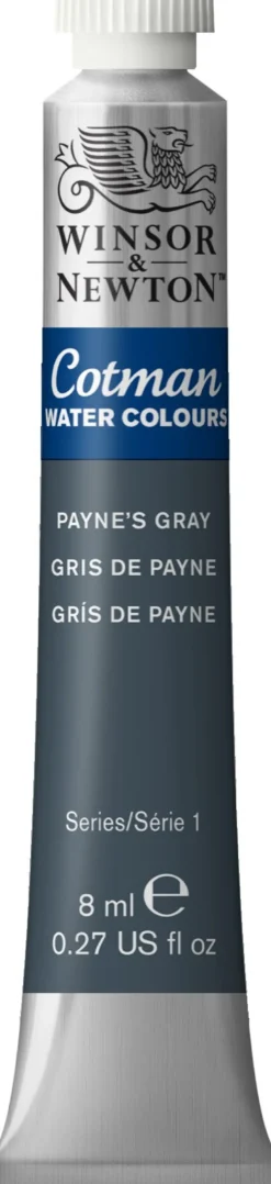 Farba akwarelowa Cotman - Winsor & Newton - Payne's Grey, 8 ml